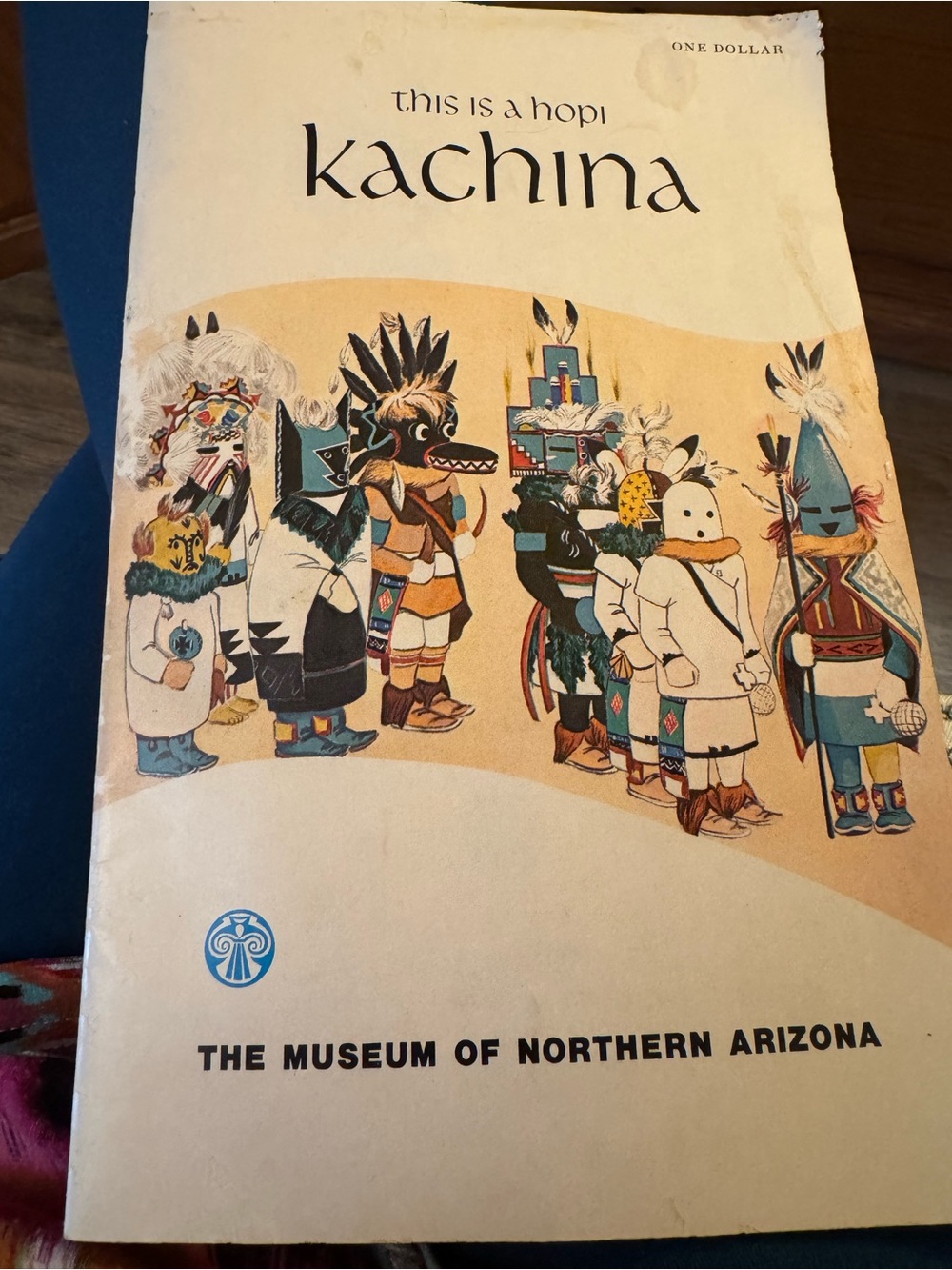 This Is a Hopi Kachina Booklet - Cream Cover with Multicolor Illustration